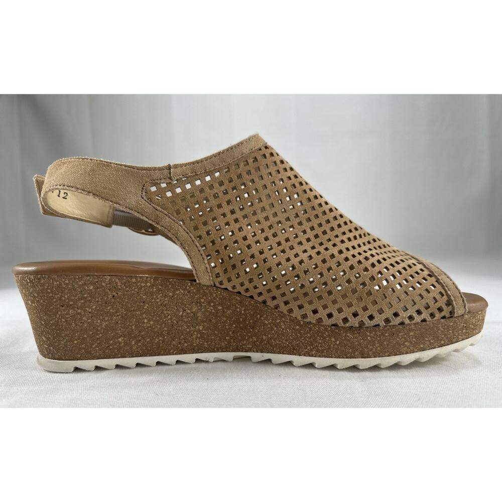 Paul Green Sandals ‘CLEO’ Wedge Slingback-sandals AU6-US8.5 World Travelers Fev. - Picture 2 of 11